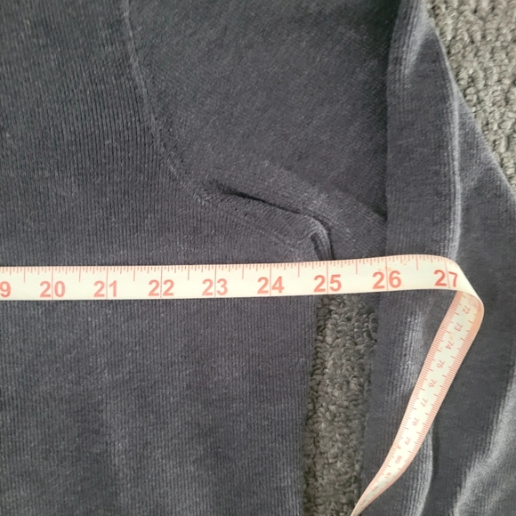 Polo ralph lauren men's size L grey fleece sweater 1/4 zip up long sleeve cotton - Picture 9 of 13